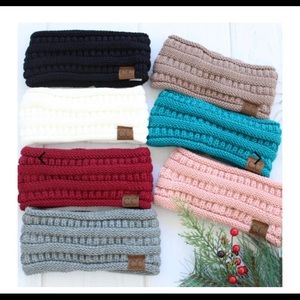 C.C.  Cold weather headband with ponytail button hole. THANKSGIVING SALE!!